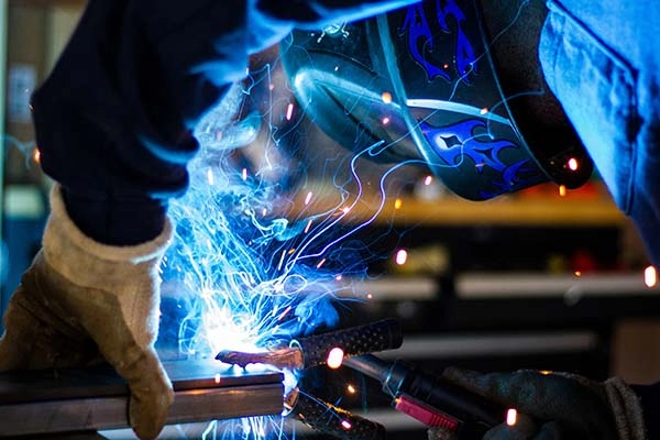 welding in action